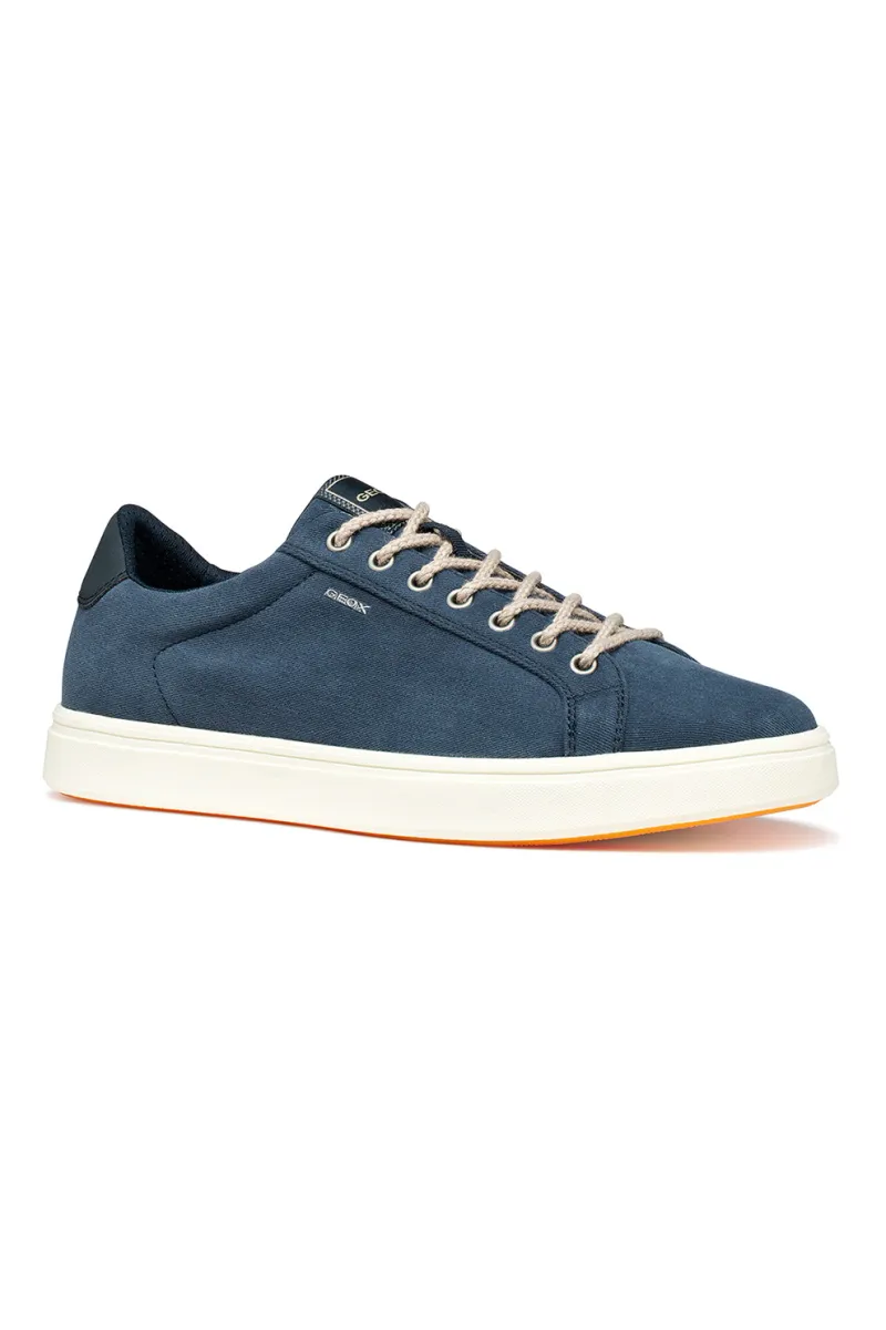 Geox, Pantofi sport Baltmoore low-cut din piele, Maro deschis