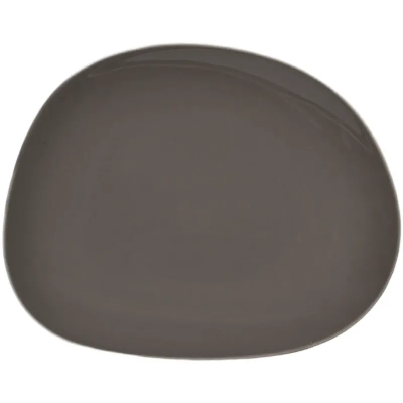 Farfurie pentru desert Apulum, portelan, 21 cm, maro