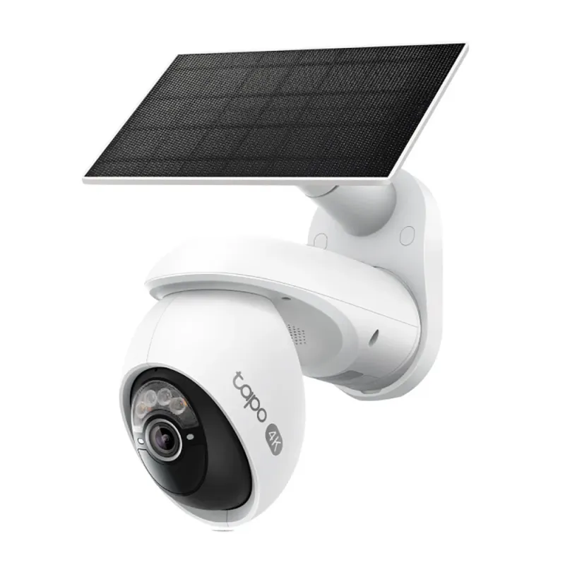 Kit camera IP Wireless exterior TP-LINK Tapo C660, 8MP, 2160 p, IP66, IR, Night Vision, alb