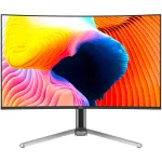 Monitor Gaming Premium OLED Dahua Curbat LM32-GO43A, 31.5", 165 Hz, 4K UHD, 0.03ms, 10 bit, Flicker-free, Low Blue Light, HDR 400, Duritate 2H, 2×HDMI 2.1, 2×USB-A 2.0, 1×USB-B, 1×Type-C (65 W), Difuzoare 2×5w, VESA 75x75 mm, Gri