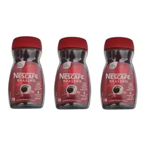 Cafea solubila NESCAFE Brasero, 3 bucati x 100g
