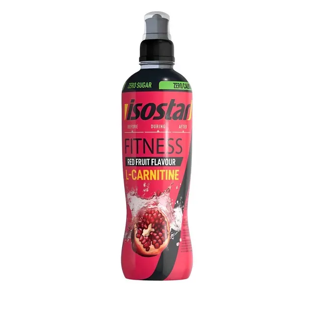 Bautura hidratanta cu aroma de fructe rosii Isostar L-Carnitine, 0.5 l