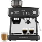 Espressor manual BREVILLE Barista Max Plus VCF152X01, 2.8l, 15 bar, negru-argintiu