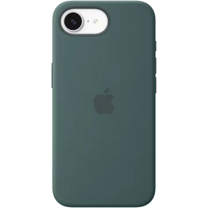 Husa de protectie Apple Silicone Case pentru iPhone 16e, Lake Green