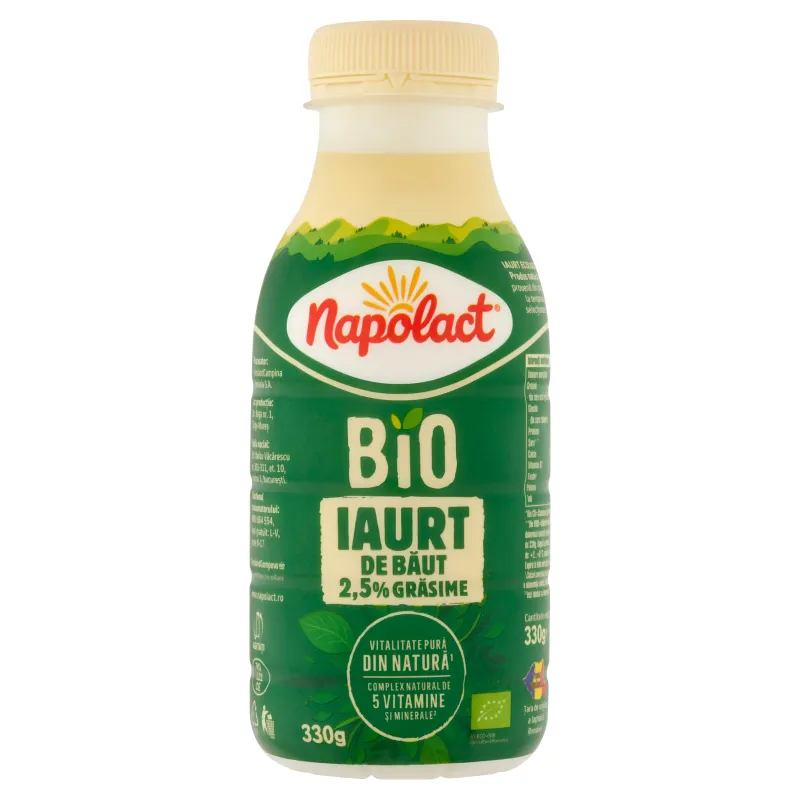 Iaurt de baut ECO Napolact, 2.5% grasime, 330 g