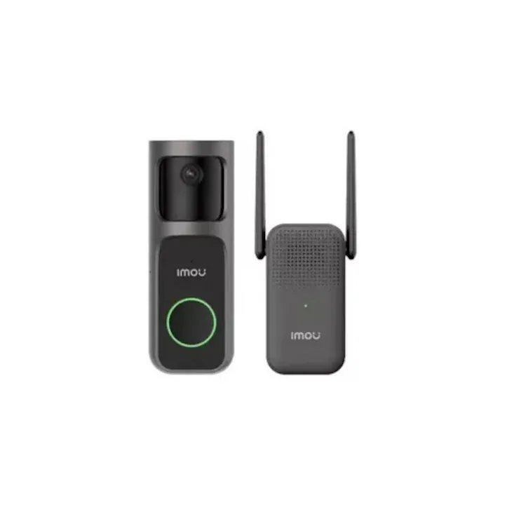 Kit Camera de supraveghere cu sonerie Imou Doorbell 2S KIT DB-2SP-3T0W/DS2S, 3MP, 2K, Detectarea miscarilor, Acumulator 5000mAh