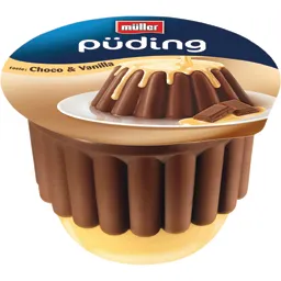 Budinca de ciocolata cu sos de vanilie 450g