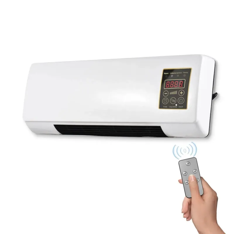 Aparat de Aer Conditionat Portabil HOZRO, 2 in 1, Montaj pe Perete, Racire si Incalzire, 1200W, 16–40°C, cu Telecomanda, Alb