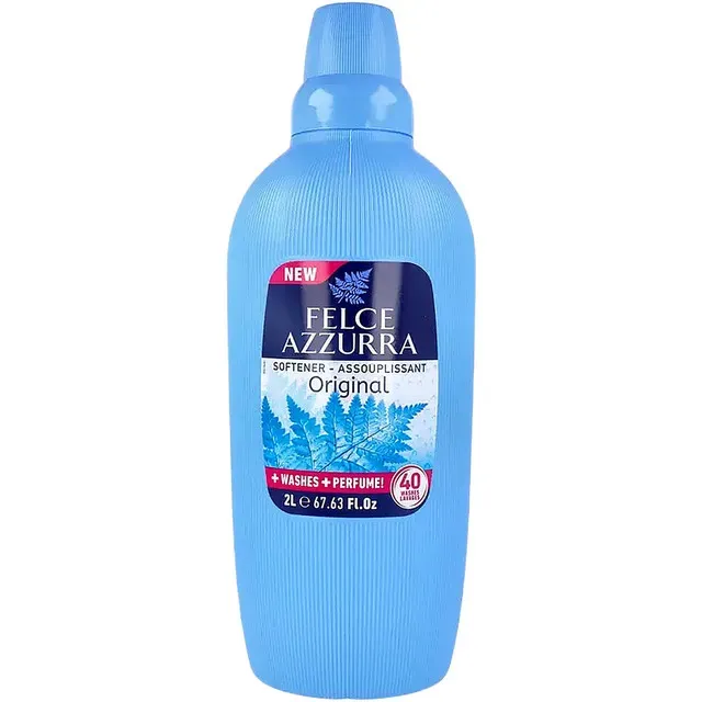 Balsam de rufe Felce Azzurra Softener Original, 40 spalari, 2 l
