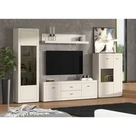Biblioteca living Warwick, bej cashmere, 314.5 cm, 7C