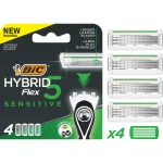 Rezerve aparat de ras BIC Hybrid 5 Flex Sensitive, 4 bucati