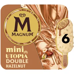 Inghetata mini Utopia Double Hazelnut 6x55ml