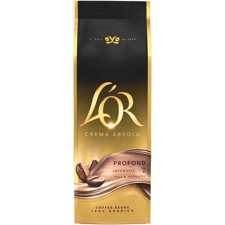 Cafea boabe, L’OR Crema Absolut Profond, 500 g