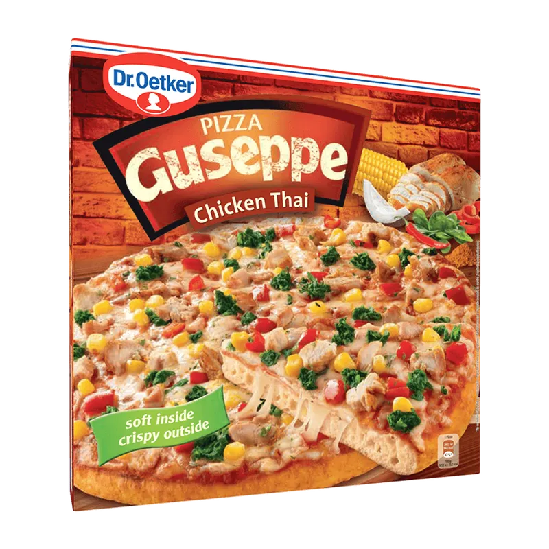 Pizza Dr.Oetker cu pui si curry, 375 g