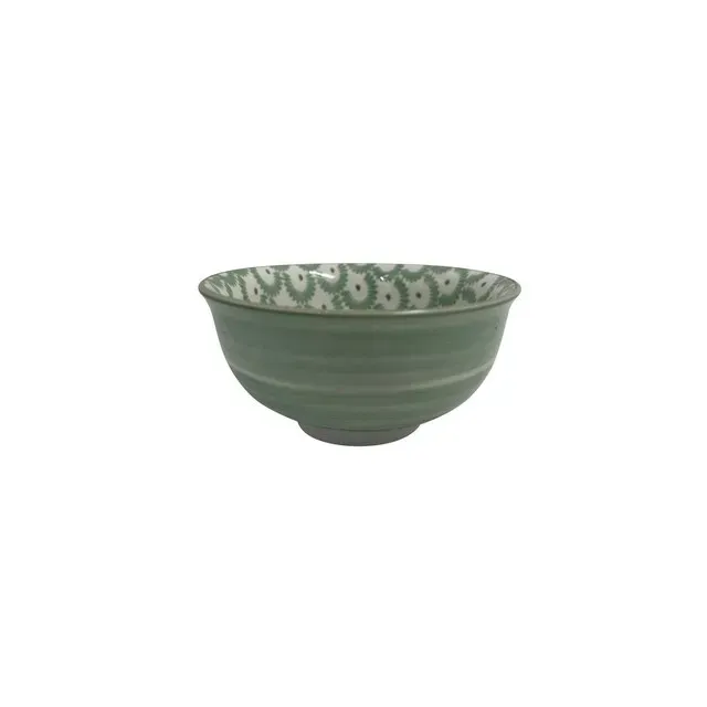 Bol Actuel, portelan, diametru 11.4 cm, 290 ml, verde