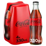 Bautura carbogazoasa Coca-Cola Zero Zahar, 4 x 0.33 l