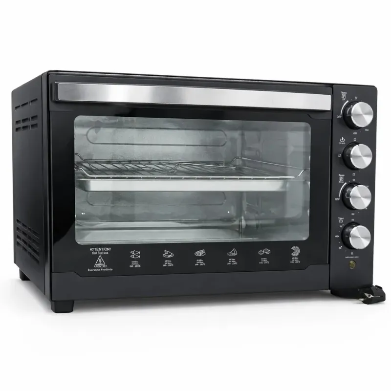 Cuptor Electric 60L, 3000W, Timer 60 min, Negru