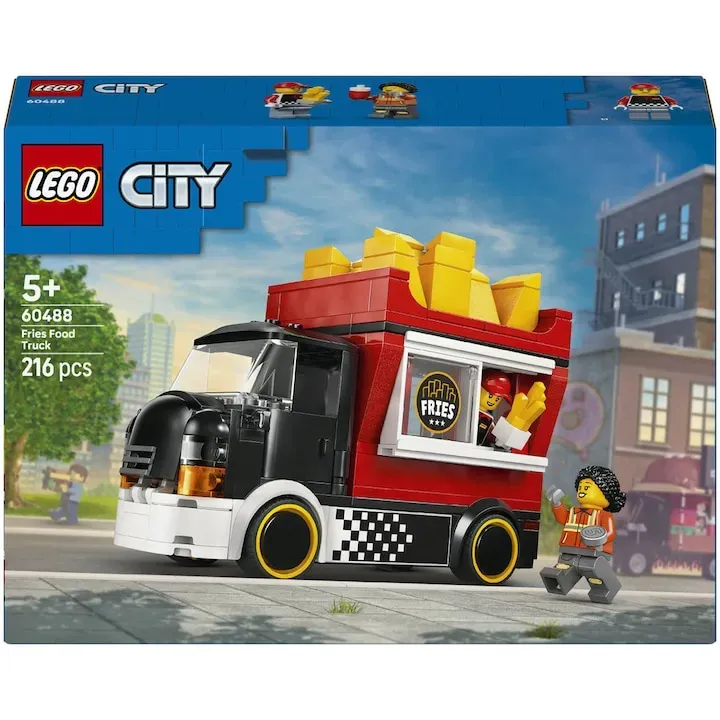 LEGO City - Furgoneta de cartofi prajiti 60488, 216 piese