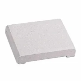 Capac 1 stalp gard Elis Pavaje, alb-crem, 280 x 225 x 50 mm