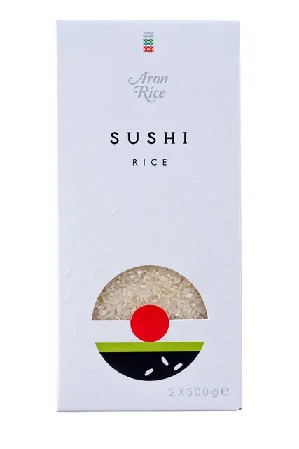 Orez pentru sushi Aron Rice, 2 x 500 g