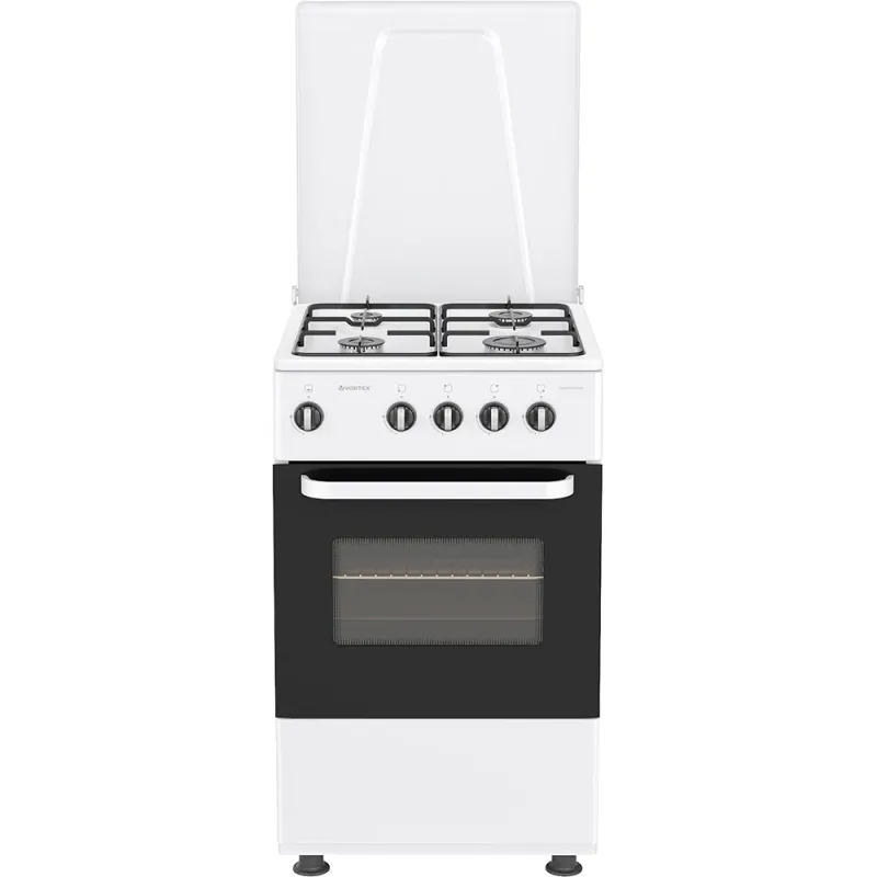 Aragaz VORTEX VAG5050WH02K, 4 arzatoare, Gaz, L 50 cm, alb