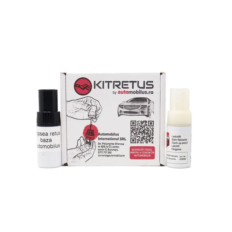 Kit retus vopsea Automobilus, Volkswagen, Negru, LC9X Deepblack Perleffekt