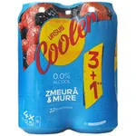 Bere fara alcool cu suc de zmeura si mure 3+1 x 0.5L