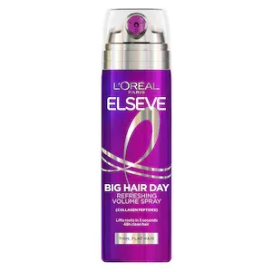 Spray pentru reimprospatarea volumului parului L'Oreal Paris Elseve Collagen Lifter, contine Peptide de Colagen, ridica parul de la radacina in 3 secunde, 200 ml