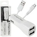 KM0018, 2 x USB, Alb