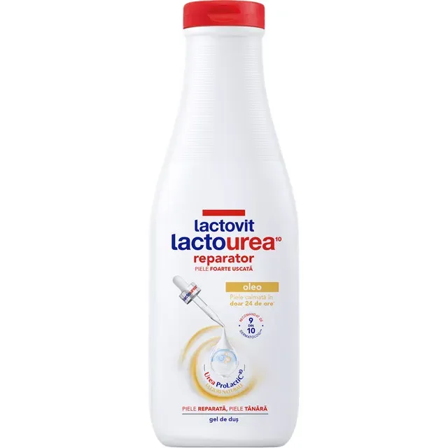 Gel de dus Lactovit Lactourea Oleo, 600 ml