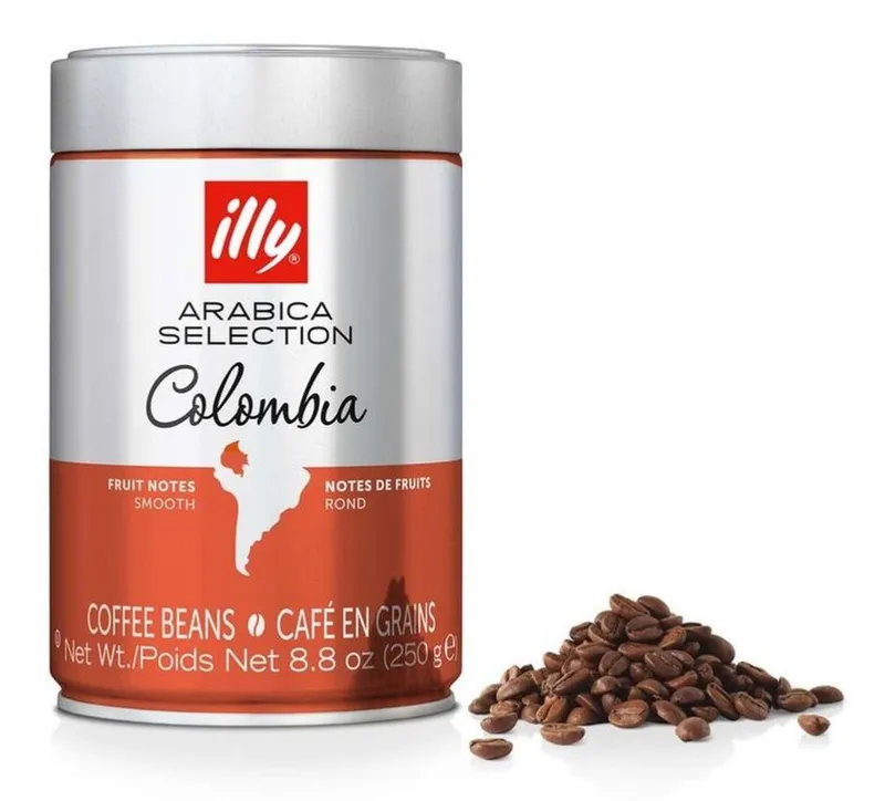 Illy Colombia cafea boabe 250g