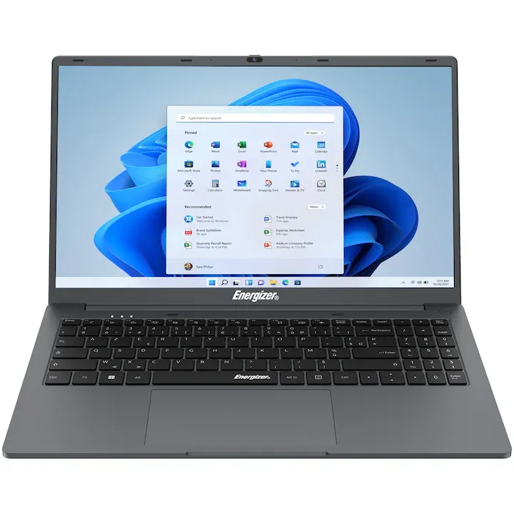 Energizer Ultimate EnergyBook Pro cu procesor AMD Ryzen™ 5 3500U pana la 3.70GHz, 15.6'', FHD, 16GB RAM, 512GB SSD, Radeon™ Vega 8 Graphics, Windows 11 Home, Grey