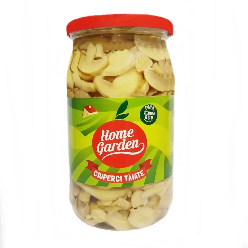 Ciuperci taiate Home Garden, 750 g
