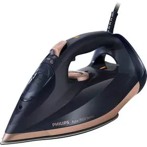 Fier de calcat PHILIPS Seria 7500 DST7510/80, 3200W, 260g/min, 300ml, talpa SteamGlide Elite, albastru inchis-auriu