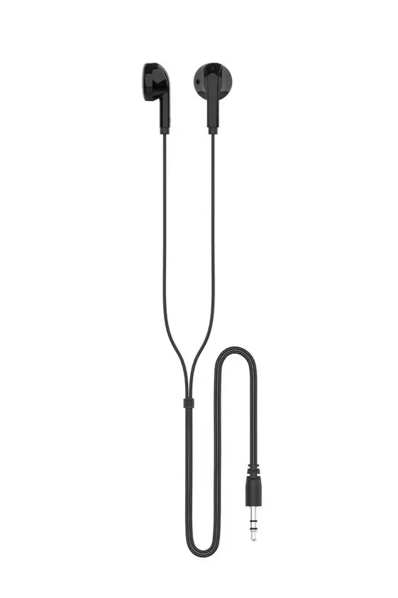 Casti in-ear cu fir Qilive Q.1347, mufa Jack, 1.2 m, negru