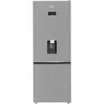 Combina frigorifica Beko B3RCNE564HDXB1, 490 l, Clasa E, AeroFLow, HarvestFresh, Dozator apa, H 192 cm, Argintiu