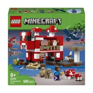 LEGO Minecraft - Casa Ciuper-vaca 21270, 500 piese