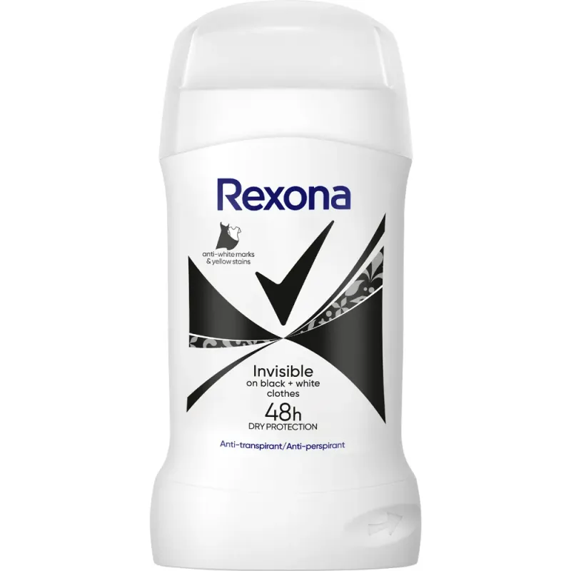 Deodorant stick Rexona Invisible, 50 ml