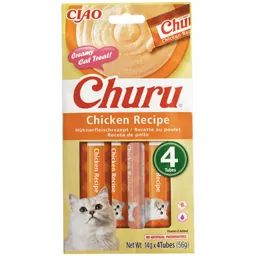 Recompense cremoase cu pui, pentru pisici 4x14g