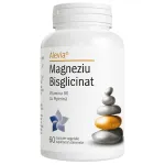 Magneziu Bisglicinat Vitamina B6 Cu Piperina, Alevia, 60 Capsule Vegetale