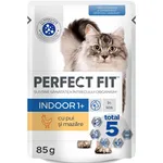 Hrana umeda pentru pisici Indoor 1+, cu pui si mazare in sos 85g