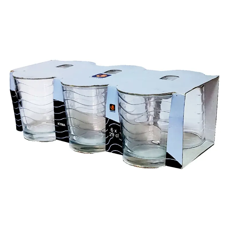 Set 6 pahare pentru whisky Uniglass Kyma 285ml