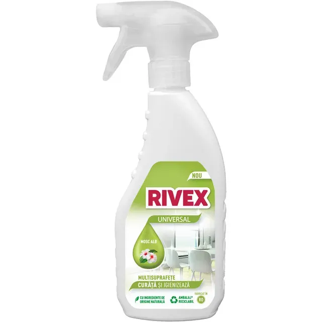Solutie universala de curatat Rivex Mosc alb, 500 ml