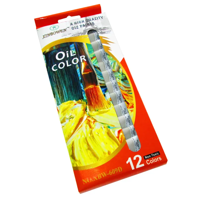 Acuarele tempera pe baza de ulei 12 culori