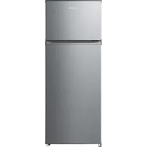 Frigider cu doua usi VORTEX VDD20SSV01M, 204 l, H 143 cm, Clasa E, argintiu