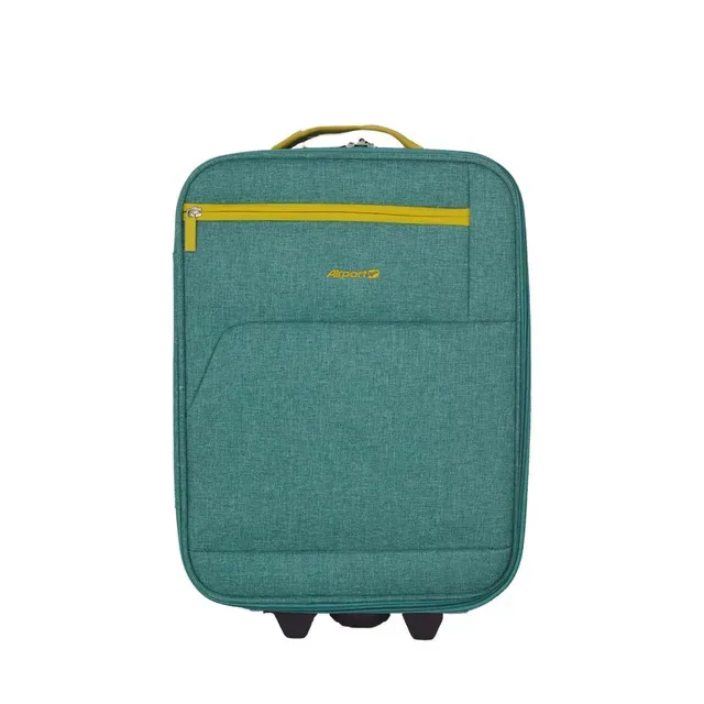 Troler Airport Soft City Break, XS, 33 x 45 x 18 cm, verde
