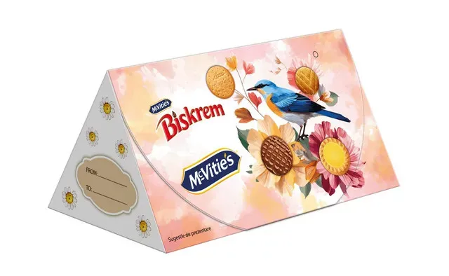 Mix de biscuiti McVitie's Biskrem Piramida de Paste, 342.7 g