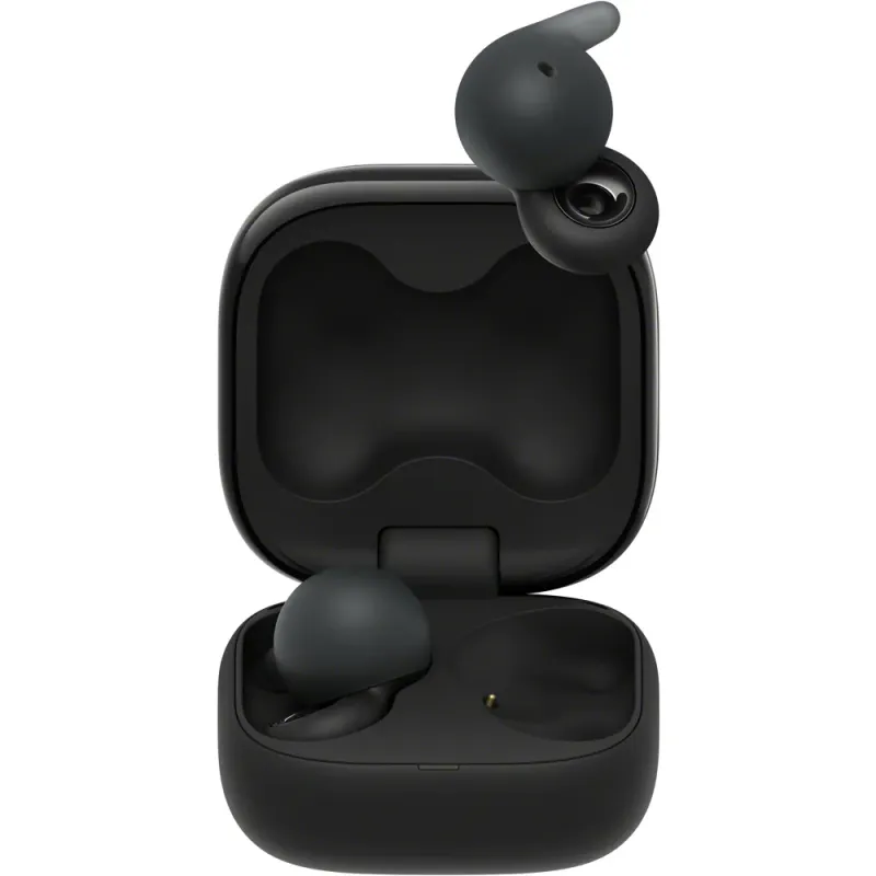 Casti SONY LinkBuds Open, True Wireless, Bluetooth, Open-ear, Microfon, negru