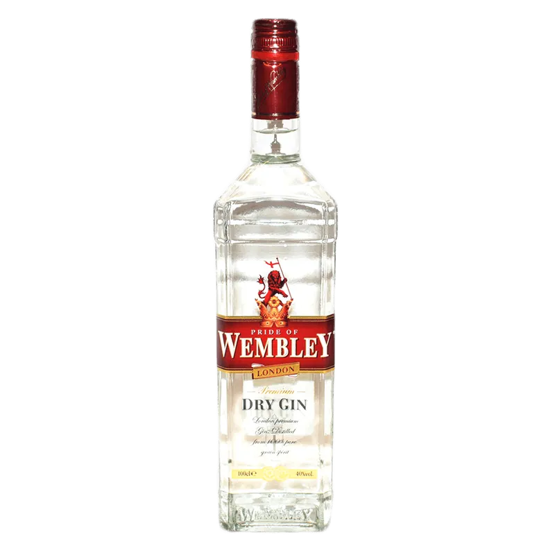 Dry Gin Wembley London alcool 40%, 1 l