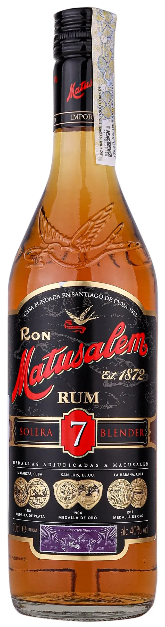 Rom Matusalem Solera 7 ani, alcool 40%, 0.7 l
